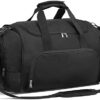 Vorspack Small Sports Duffle Bag - 40L/21 Inches Gym Bag for Women and Men Lightweight Duffel Bag with Water Bottle Pocket for Sports Gym Travel - Black - Image 2