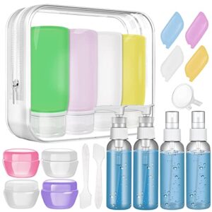 21 Pack Leak Proof Silicone Travel...