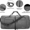 Travel Duffle Bag for Men - Foldable Duffel Bag with Shoes Compartment - Overnight Bags Waterproof & Tear Resistant - Image 7