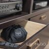 Lay-n-Go Wired Essentials Travel Drawstring Cable Management Storage Organizer & Tech Bag for Electronics, Chargers, Headphones, Accessories, Durable Patented Design, 19 inch, Black With Blue Trim - Image 9