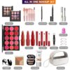 All In One Makeup Kit, Makeup kit for Women Full Kit, Makeup gift set, Include 18-Color Eyeshadow Palette Make Up Kits Adult Professional Handy Makeup Bag for Easy Carry Convenient Travel Silver - Image 4