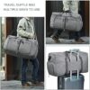 Travel Duffle Bag for Men - Foldable Duffel Bag with Shoes Compartment - Overnight Bags Waterproof & Tear Resistant - Image 5