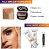 All In One Makeup Kit, Makeup kit for Women Full Kit, Makeup gift set, Include 18-Color Eyeshadow Palette Make Up Kits Adult Professional Handy Makeup Bag for Easy Carry Convenient Travel Silver - Image 7