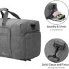 Travel Duffle Bag for Men - Foldable Duffel Bag with Shoes Compartment - Overnight Bags Waterproof & Tear Resistant - Image 6