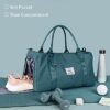 Gym Bag Womens Mens with Shoes Compartment and Wet Pocket,Travel Duffel Bag for Women for Plane,Sport Gym Tote Bags Swimming Yoga,Waterproof Weekend Overnight Bag Carry on Bag Hospital Holdalls - Image 3