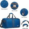 G4Free 40L 65L Foldable Duffel Bag Water Resistant Carry On Tote Bag Lightweight Packable Duffel Bag for Travel Overnight Weekender Bag for Men Women - Image 5