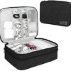 ASHARE Electronic Organizer Travel Cable Organizer Bag Double Layer Electronics Accessories Storage Case for USB Cord, Charger, Power Bank, SD Card, Black - Image 2