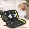 Twod Electronic Organizer Travel Universal Accessories Storage Bag Portable for Hard Drives, Cables, Memory Sticks, Charger, Phone, USB,SD Cards - Image 3