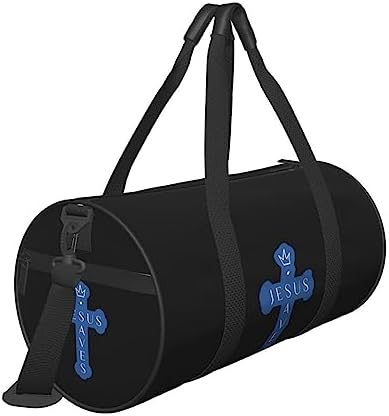 Christian Jesus Saves Men Adult Gym Duffel Bag Sport Duffel Bag Yoga Bag Lightweight Carryon Gymbag For Man Women - Image 5