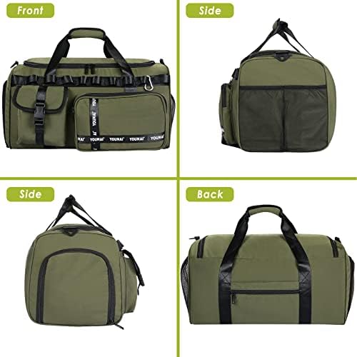 Large Duffle Bag for Travel, Duffel Bag Men 40L Dry Wet Separation Waterproof Travel Backpack for Women Men, Perfect for Travel Backpack Mountain Camping Climbing Airline and Hiking - Image 8