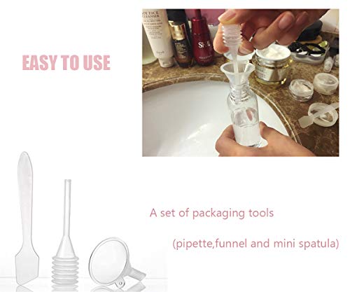 MAGIGO Pink Toiletries Leak Proof Travel Bottle Set (16 Pack), TSA Approved Airline Carry-On with Clear Bags for Women - Image 7