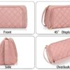 CUBETASTIC Makeup Bag, Cosmetic Bag for Women, Cute Small Make Up Organizer Pouch with Makeup Brush Compartment Water-Resistant Travel Toiletry Bag with Portable Handle - Image 9