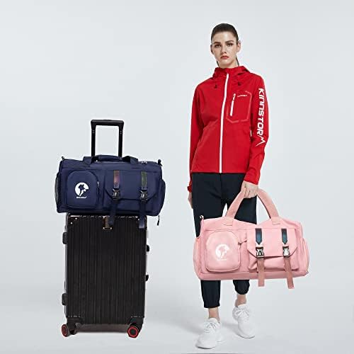 Gym Bag for Men and Women Small - 18.5"×9.5"×9" Duffel Travel Bag with Compartment, Gymnastics Equipment Bags - Image 3