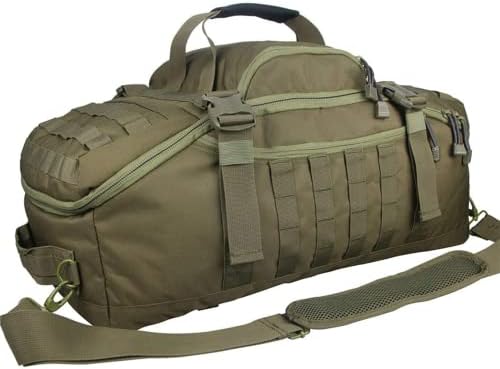 Duffle Bags Backpack Gym Bag Travel Duffel Bag with Weekend Overnight Bag for Travel,Camping, Hunting,Outdoor,Tactical,Sports (Green, 27in-Large) - Image 2