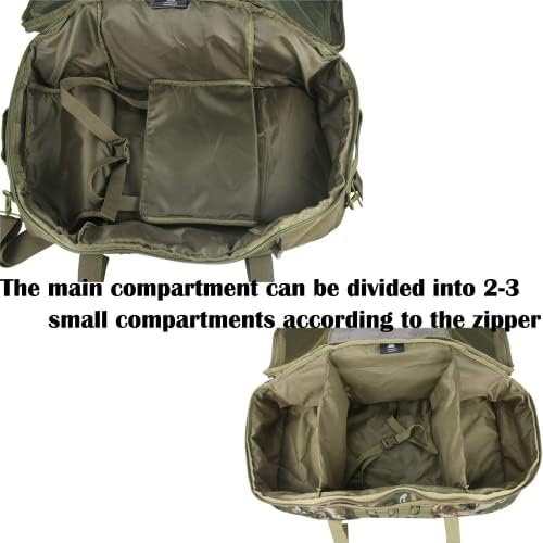 Duffle Bags Backpack Gym Bag Travel Duffel Bag with Weekend Overnight Bag for Travel,Camping, Hunting,Outdoor,Tactical,Sports (Green, 27in-Large) - Image 6