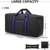 Extra Large Duffle Bag for Travel with 100L Lightweight Travel Bag for Storage, Foldable Waterproof Gear Bag for Overnight Camping Men Women - Image 29
