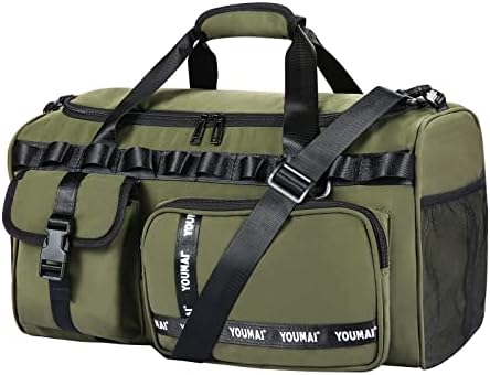 Large Duffle Bag for Travel, Duffel Bag Men 40L Dry Wet Separation Waterproof Travel Backpack for Women Men, Perfect for Travel Backpack Mountain Camping Climbing Airline and Hiking - Image 2