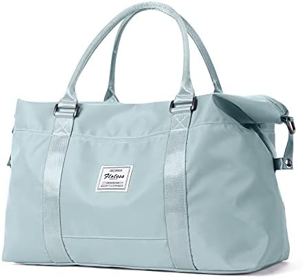 Sport Travel Duffle Bag Large Gym Tote Bag for Women, Weekender Bag Carry on Bag for Airplane, Ladies Beach Bag Overnight Bag Waterproof Bag Luggage Bag with Wet Bag - Image 2