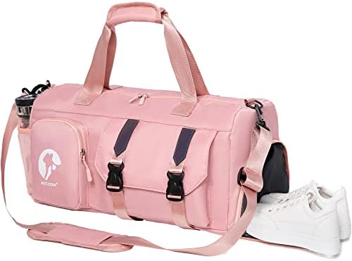 Gym Bag for Men and Women Small - 18.5"×9.5"×9" Duffel Travel Bag with Compartment, Gymnastics Equipment Bags - Image 2