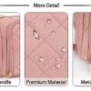 CUBETASTIC Makeup Bag, Cosmetic Bag for Women, Cute Small Make Up Organizer Pouch with Makeup Brush Compartment Water-Resistant Travel Toiletry Bag with Portable Handle - Image 10