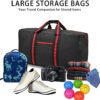 Extra Large Duffle Bag for Travel with 100L Lightweight Travel Bag for Storage, Foldable Waterproof Gear Bag for Overnight Camping Men Women - Image 19