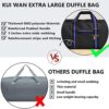 Extra Large Duffle Bag for Travel with 100L Lightweight Travel Bag for Storage, Foldable Waterproof Gear Bag for Overnight Camping Men Women - Image 5