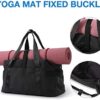 BAGSMART Gym Bag for Women, Carry on Weekender Overnight Bag, Travel Duffel Bags with Trolley Sleeve, Personal Item Travel Bag Tote Bag Workout Dance Bag, Black-Medium - Image 5