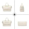 Travel Duffle Bag with Shoe Compartment, Weekender Bag Carry on Overnight Bag for Women with Toiletry Pouch Gym Bag Sport Bag Hospital Bags for Labor and Delivery - Beige - Image 7
