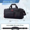 Gym Bag for Women & Men, BAGSMART 35L Sports Travel Duffel Bag with Shoe Compartment，Anti-Theft Carry On Weekend Bag for Airplane, Water Resistant Workout Overnight Backpack for Travel Gym - Image 7