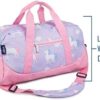 Wildkin Kids Overnighter Duffel Bags for Boys & Girls, Perfect for Early Elementary Sleepovers Duffel Bag for Kids, Carry-On Size & Ideal for School Practice or Overnight Travel Bag (Unicorn) - Image 5