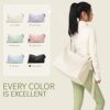 Small Gym Bag for Women Waterproof Workout Bags Mini Duffle Bag for Men Sports Bag Dance Bag Cute Yoga Exercise Bag with Wet Pocket for Exercise Camping Swiming Beach Yoga Dance Beige - Image 8