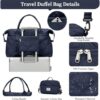 Weekender Bags for Women Travel, Overnight Travel Duffel Bag with Wet Pocket and Separate Toiletry Bag, Airplane Personal Item Travel Bag, Travel Tote Bag Carry On Bags,Gym Bag - Image 6