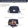 Weekender Bags for Women Travel, Overnight Travel Duffel Bag with Wet Pocket and Separate Toiletry Bag, Airplane Personal Item Travel Bag, Travel Tote Bag Carry On Bags,Gym Bag - Image 5