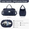 Weekender Bags for Women Travel, Overnight Travel Duffel Bag with Wet Pocket and Separate Toiletry Bag, Airplane Personal Item Travel Bag, Travel Tote Bag Carry On Bags,Gym Bag - Image 4