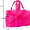 Tinzonc Sports Tote Gym Bag for Women, Travel Duffel Bag, Shoulder Weekender Overnight Bag for Women Girls Travel, Gym, Yoga, School (Rose Pink) - Image 3