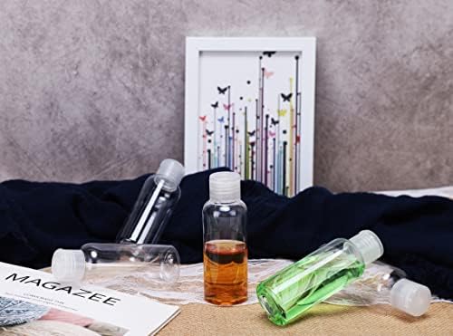 DNSEN 5 Pack 3.4oz Empty Plastic Travel Bottles for Toiletries TSA Approved Leak Proof Squeezable Travel Size Containers Travel Essentials Accessories, clear - Image 7