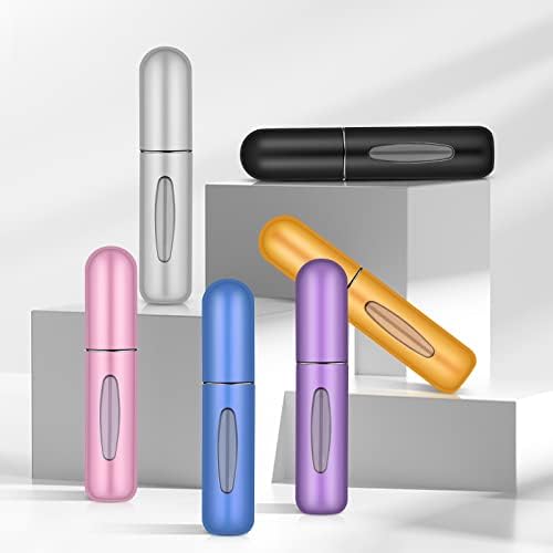 Perfume Travel Refillable Mini Spray Bottles Atomizer Refillable Empty Cologne Travel Essentials For Women Mens Small Mister Spray Bottle For Travel Accessories 6 Pack 5ml/0.2oz - Image 8