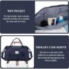 Weekender Bags for Women Travel, Overnight Travel Duffel Bag with Wet Pocket and Separate Toiletry Bag, Airplane Personal Item Travel Bag, Travel Tote Bag Carry On Bags,Gym Bag - Image 7
