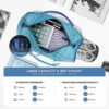 LOVEVOOK Gradient Gym Bag for Women Men,Travel Duffle Bag with Toiletry Bag,Carry on Tote Bag Weekender Overnight Bag with Wet Pocket and Shoes Compartment,Sport Duffel Bag for Yoga Swim Dance - Image 4