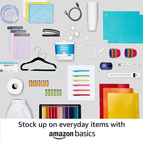 Amazon Basics 3-Shelf Narrow Adjustable, Heavy Duty Storage Shelving Unit (250 lbs loading capacity per shelf), Steel Organizer Wire Rack, Black, 23.2"L x 13.4"W x 30"H - Image 10