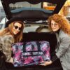 F.FETIVIN Weekender Bag Carry On Bag Travel Duffle Bag Medium Overnight Bag for Women and Girls(Leaves1) - Image 8