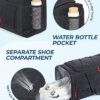 Gym Bag for Women & Men, BAGSMART 35L Sports Travel Duffel Bag with Shoe Compartment，Anti-Theft Carry On Weekend Bag for Airplane, Water Resistant Workout Overnight Backpack for Travel Gym - Image 5