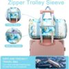 Sport Gym Duffle Bag for Women Girls Weekender Overnight Duffel Bag,19.7"x9.5"x9.9" - Image 8