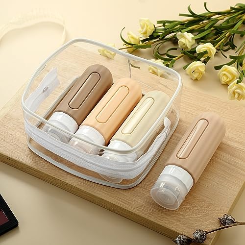Mrsdry 16 Pack Travel Bottles Set for Toiletries, Leakproof Travel Containers for Toiletries TSA Approved Silicone Travel Accessories Squeezable Refillable 3oz for Shampoo Conditioner Lotion - Image 5