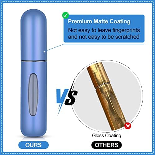 Perfume Travel Refillable Mini Spray Bottles Atomizer Refillable Empty Cologne Travel Essentials For Women Mens Small Mister Spray Bottle For Travel Accessories 6 Pack 5ml/0.2oz - Image 4