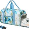 Sport Gym Duffle Bag for Women Girls Weekender Overnight Duffel Bag,19.7"x9.5"x9.9" - Image 10
