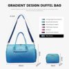 LOVEVOOK Gradient Gym Bag for Women Men,Travel Duffle Bag with Toiletry Bag,Carry on Tote Bag Weekender Overnight Bag with Wet Pocket and Shoes Compartment,Sport Duffel Bag for Yoga Swim Dance - Image 3