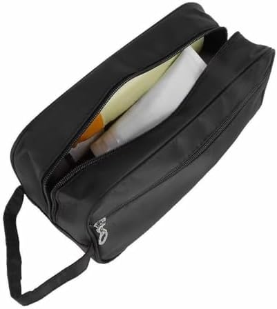 GruDawu Men Travel Shaving Dopp Kit Cosmetic Makeup Bags Organizer Canvas Toiletry Bag Travel Organizer Cosmetic Bag - Image 4