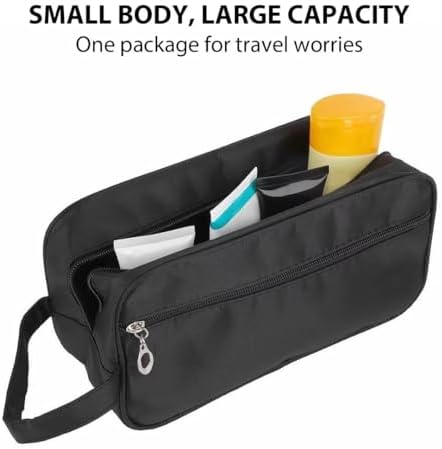 GruDawu Men Travel Shaving Dopp Kit Cosmetic Makeup Bags Organizer Canvas Toiletry Bag Travel Organizer Cosmetic Bag - Image 6