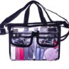 Jula Vance Medium Clear PVC Makeup Artist Set Bag Transparent Cosmetic Storage Bag Travel Make up Kits Organizer MUA Bag Stadium Approved Clear Tote Bag with Removable Shoulder Strap - Image 10
